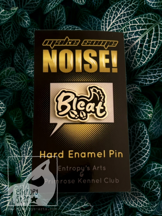 Make Some Noise Enamel Pin- Hoofer “Bleat”